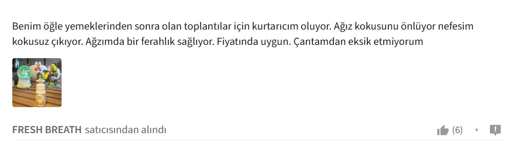 Trendyol kullanıcı yorumu 7